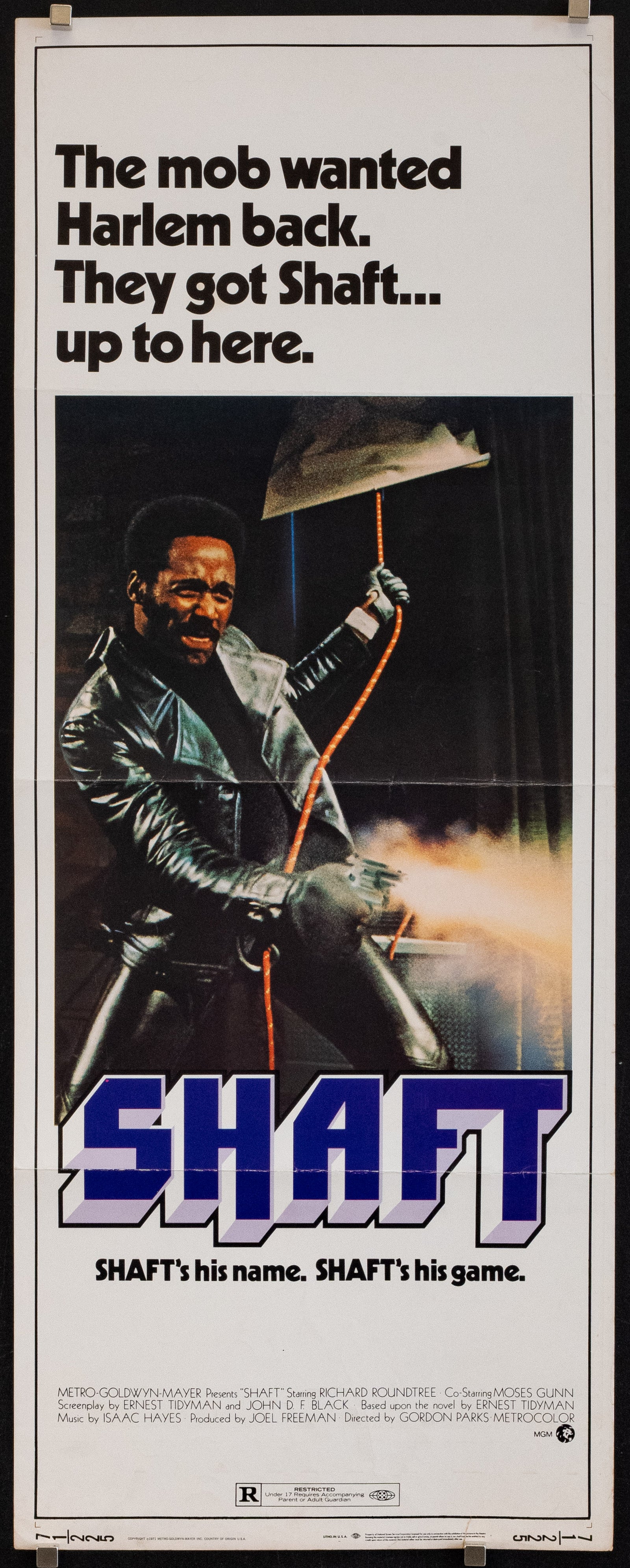 Shaft Original Vintage Movie Poster