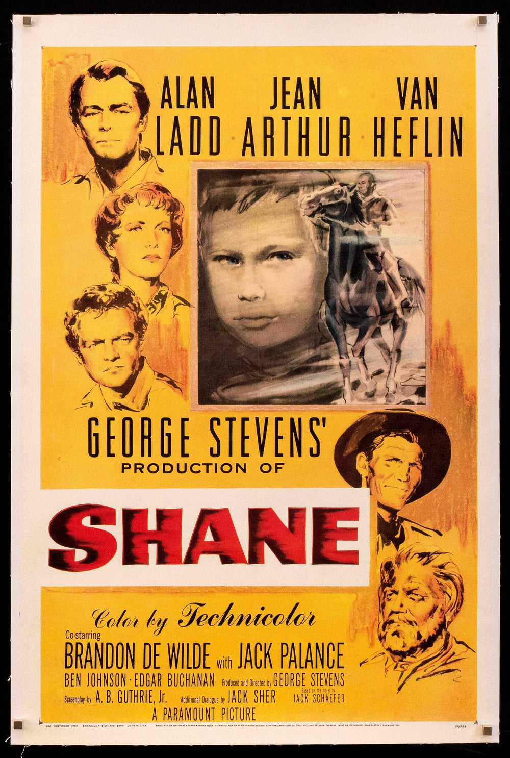 Shane Original Vintage Movie Poster