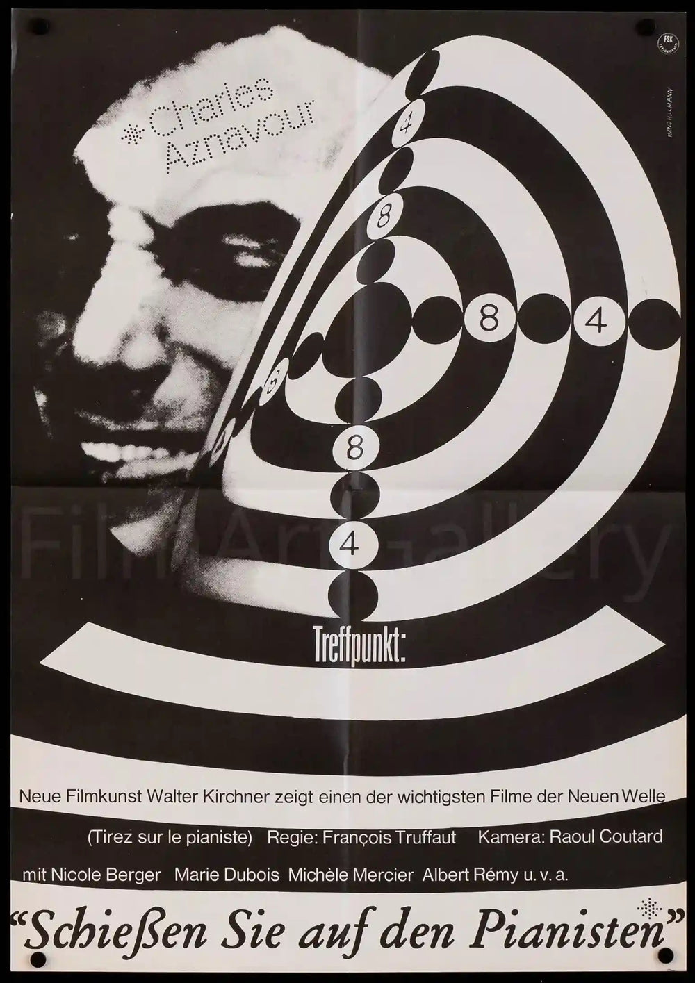 Shoot the Piano Player (Tirez Sur Le Pianiste) Original Vintage Movie Poster