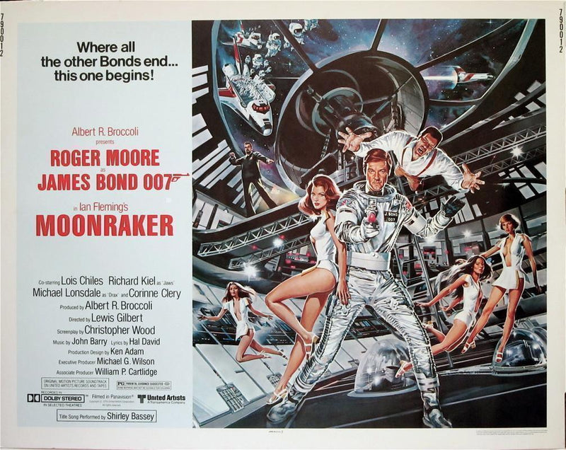 Shop Moonraker Movie Poster USA Half Sheet Size (22x28) Half sheet (22x28) Original Vintage Movie Poster