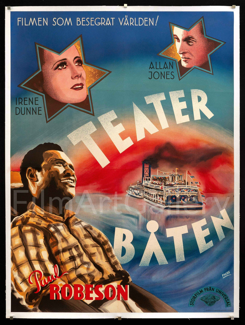Show Boat Original Vintage Movie Poster