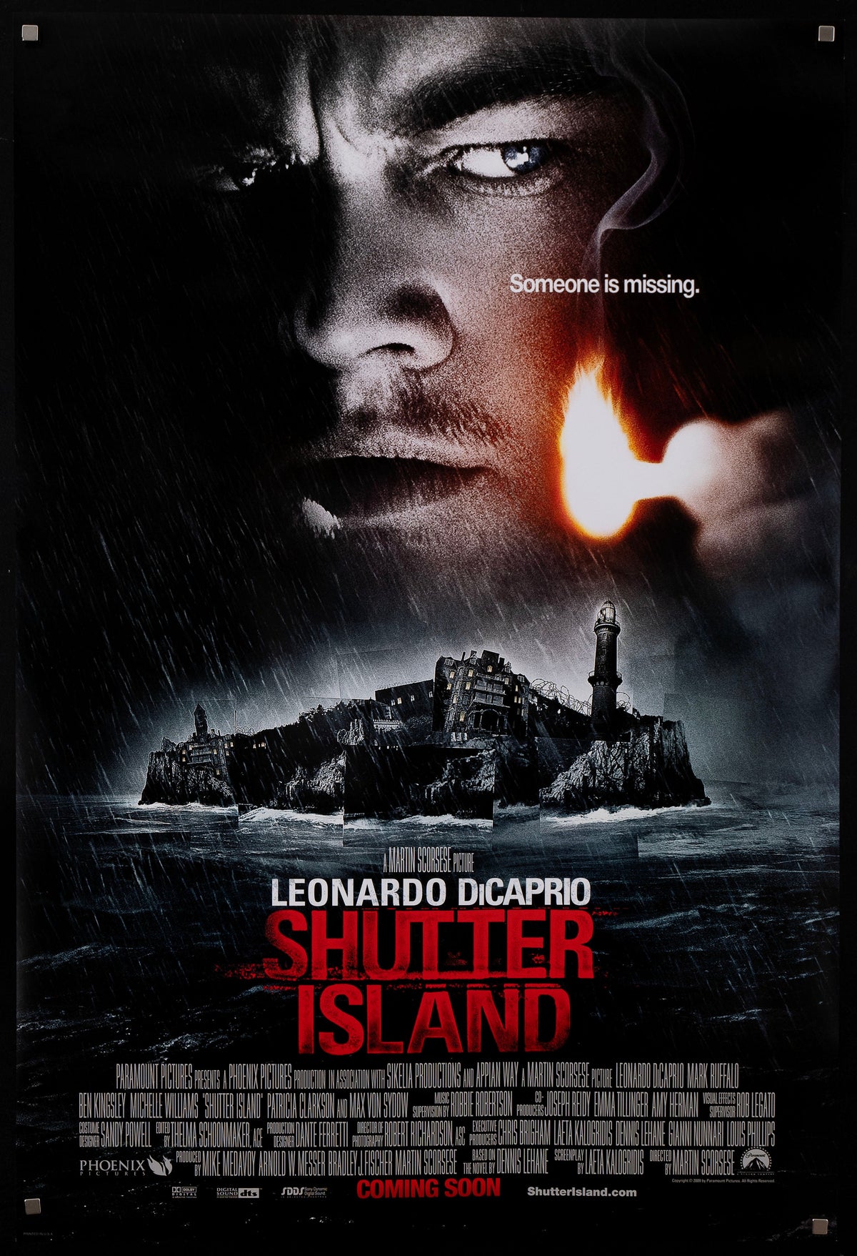 Shutter Island 1 Sheet (27x41) Original Vintage Movie Poster