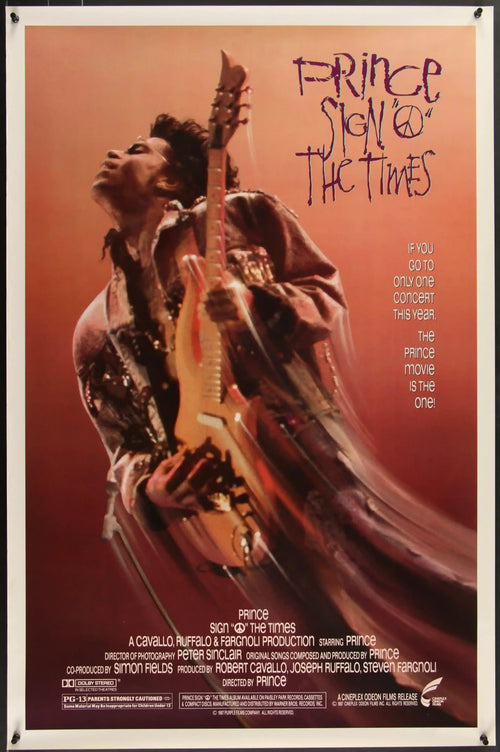 Sign O the Times Original Vintage Movie Poster