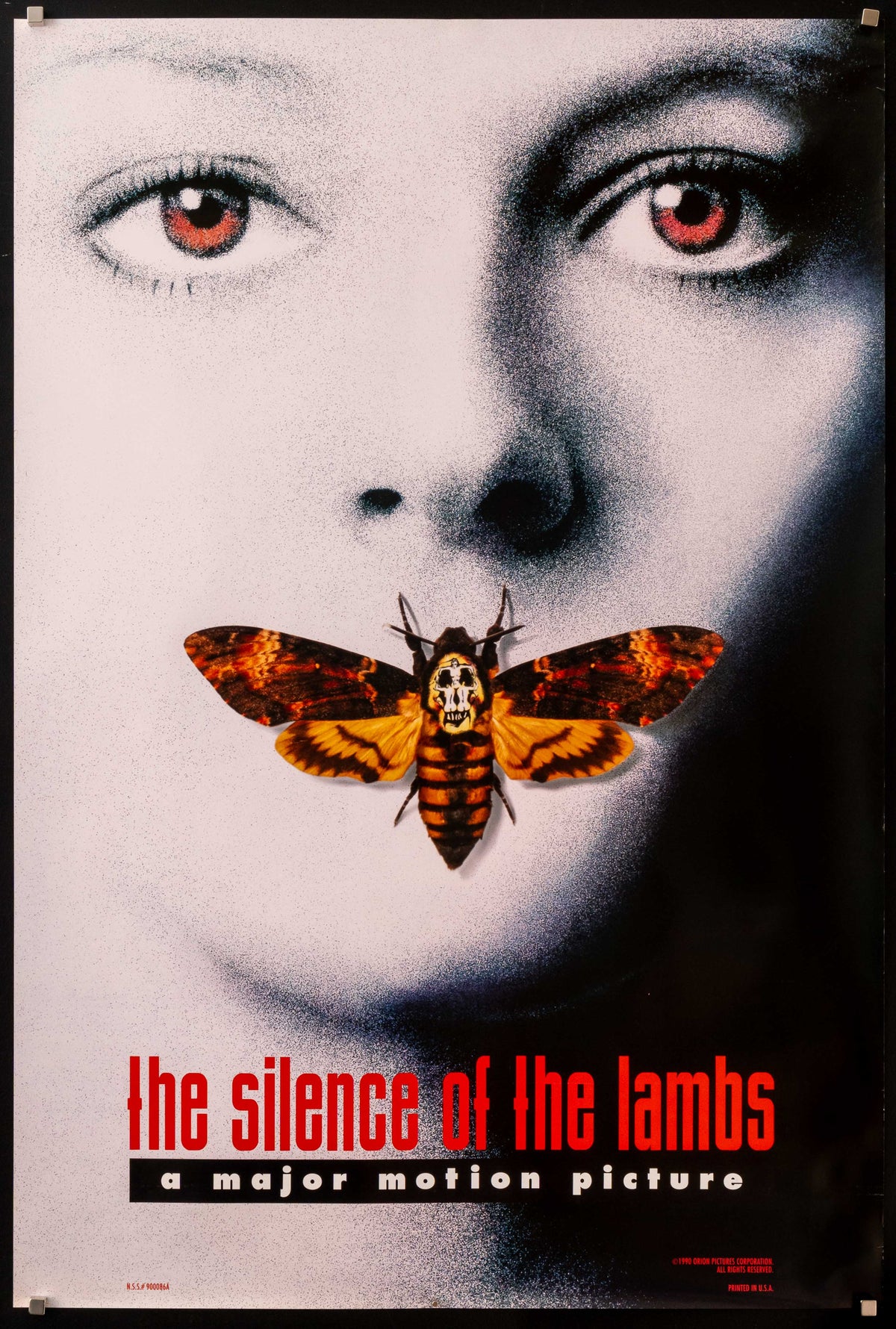 Silence of the Lambs 1 Sheet (27x41) Original Vintage Movie Poster