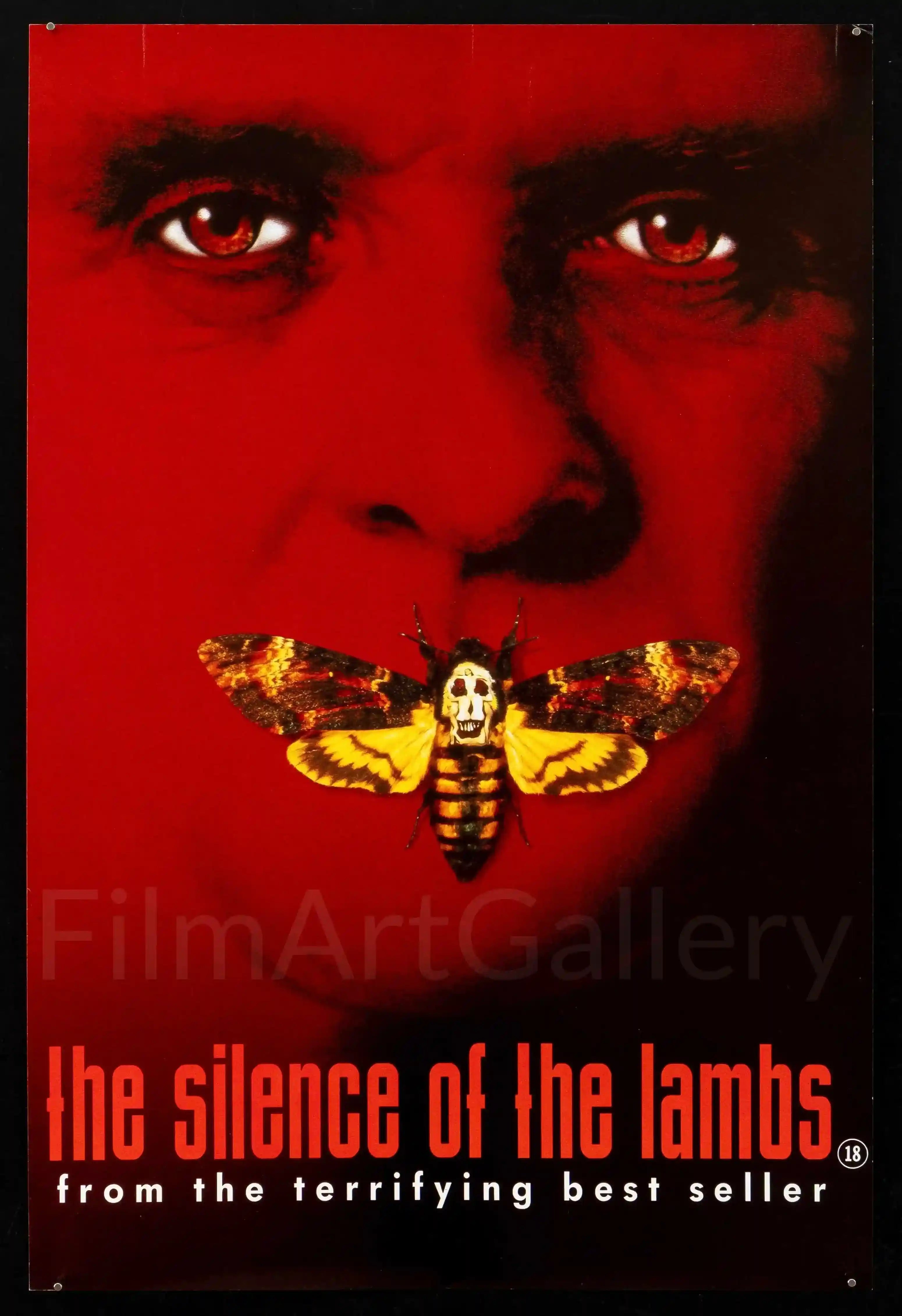 Silence Of The Lambs Movie Poster 1991 British Double Crown silence-of-the-lambs-movie-poster-1991-british-double-crown