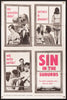 Sin In the Suburbs 1 Sheet (27x41) Original Vintage Movie Poster