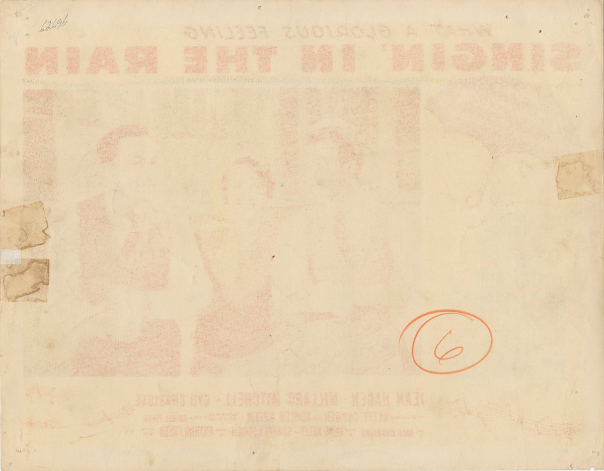 Singin in the Rain (Singing) Original Vintage Movie Poster