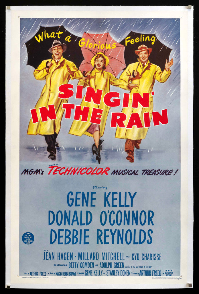 Singin in the Rain (Singing) Original Vintage Movie Poster