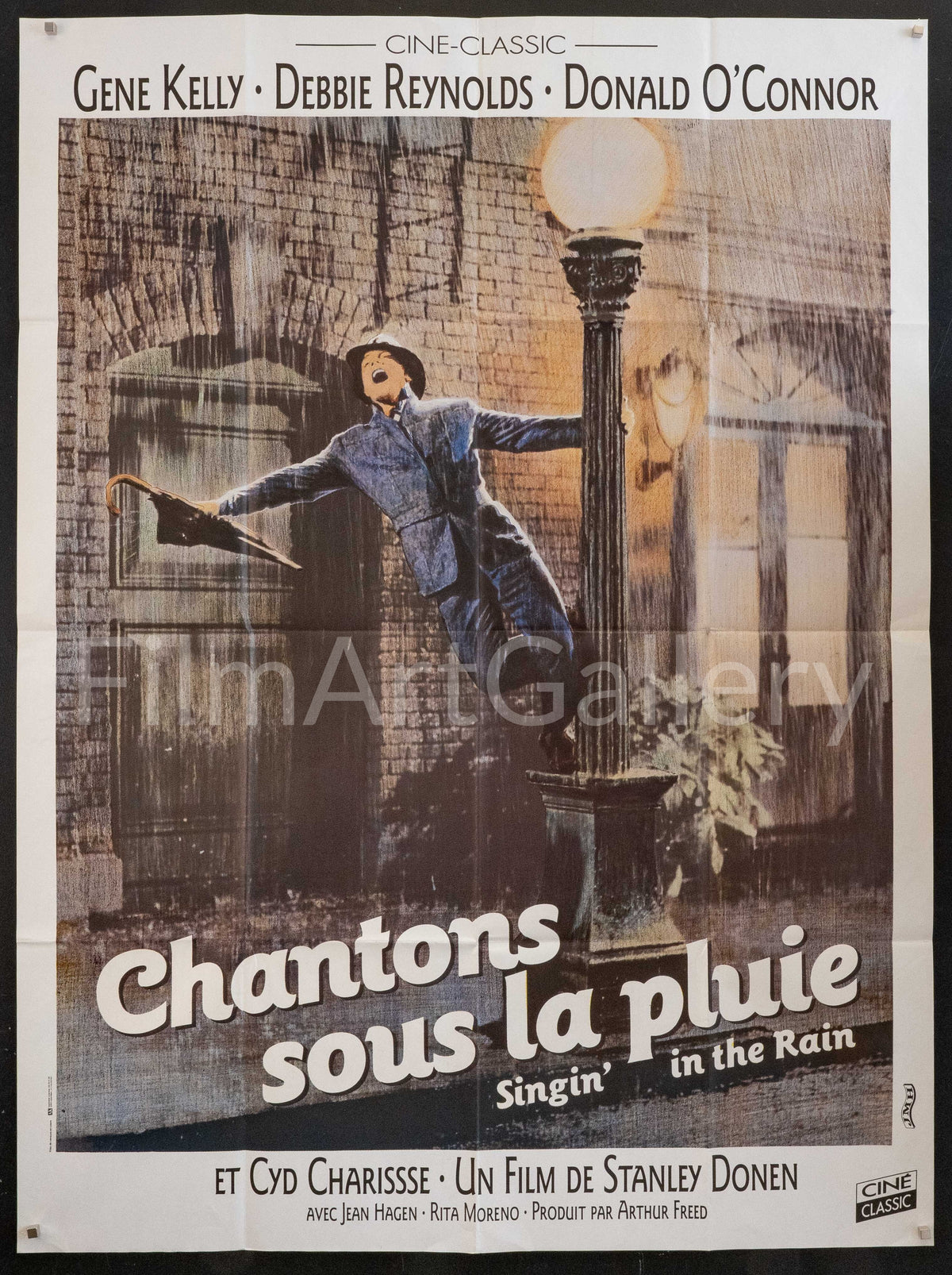 Singin in the Rain (Singing) Original Vintage Movie Poster