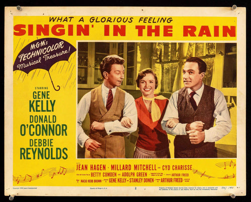 Singin in the Rain (Singing) Original Vintage Movie Poster