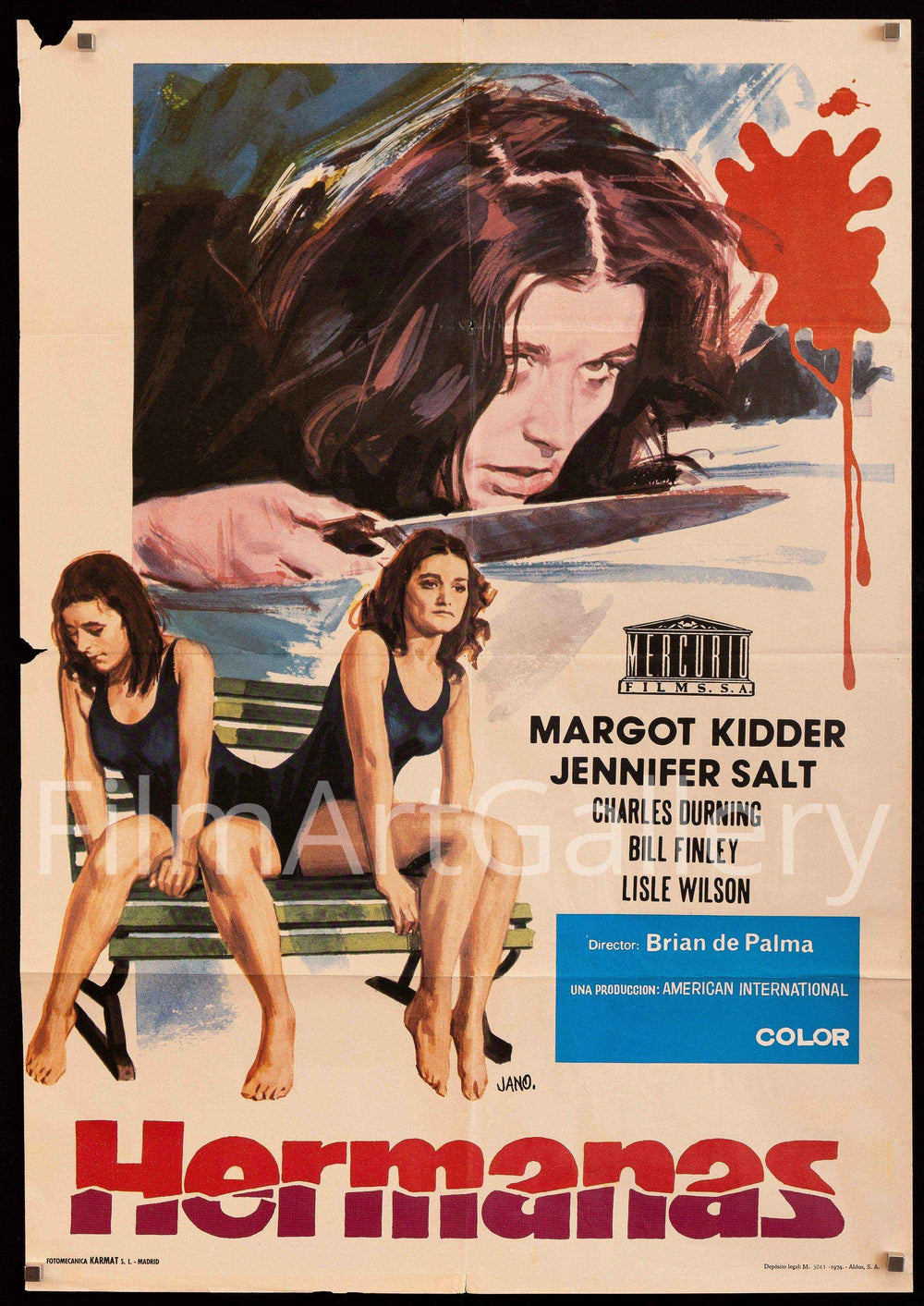 Sisters Original Vintage Movie Poster