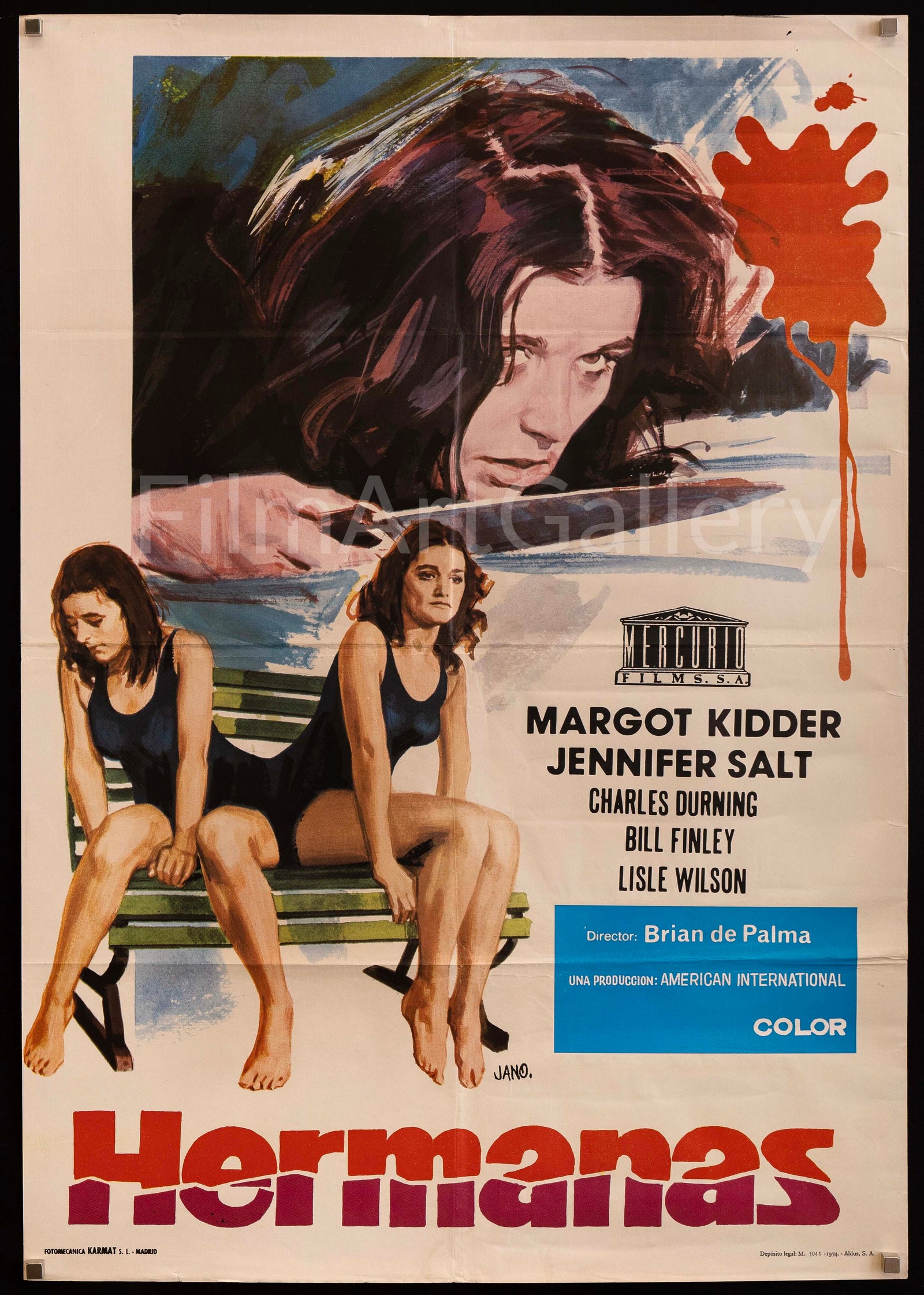 Sisters Original Vintage Movie Poster