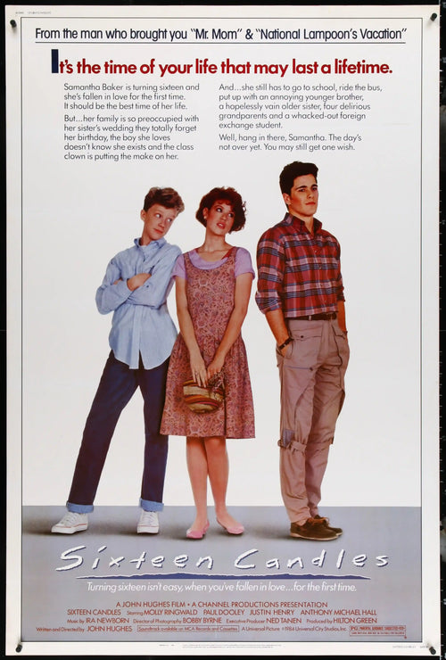 Sixteen Candles Original Vintage Movie Poster