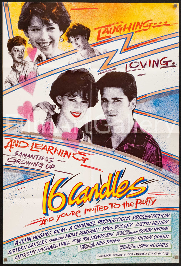 Sixteen Candles Original Vintage Movie Poster