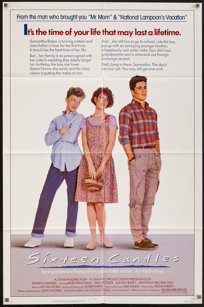 Sixteen Candles Original Vintage Movie Poster