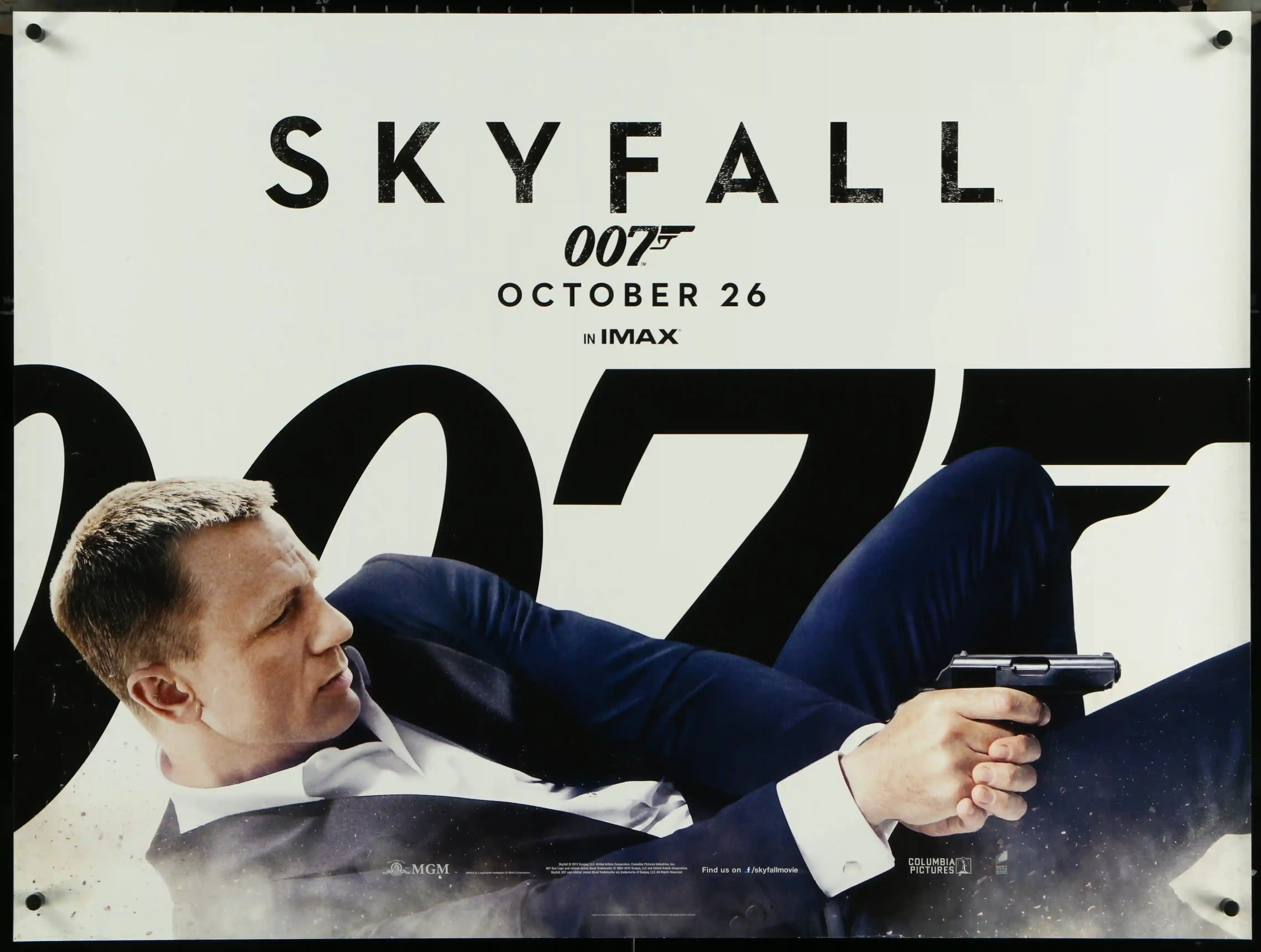 Skyfall Movie Poster 2012 1 Sheet (27x41)