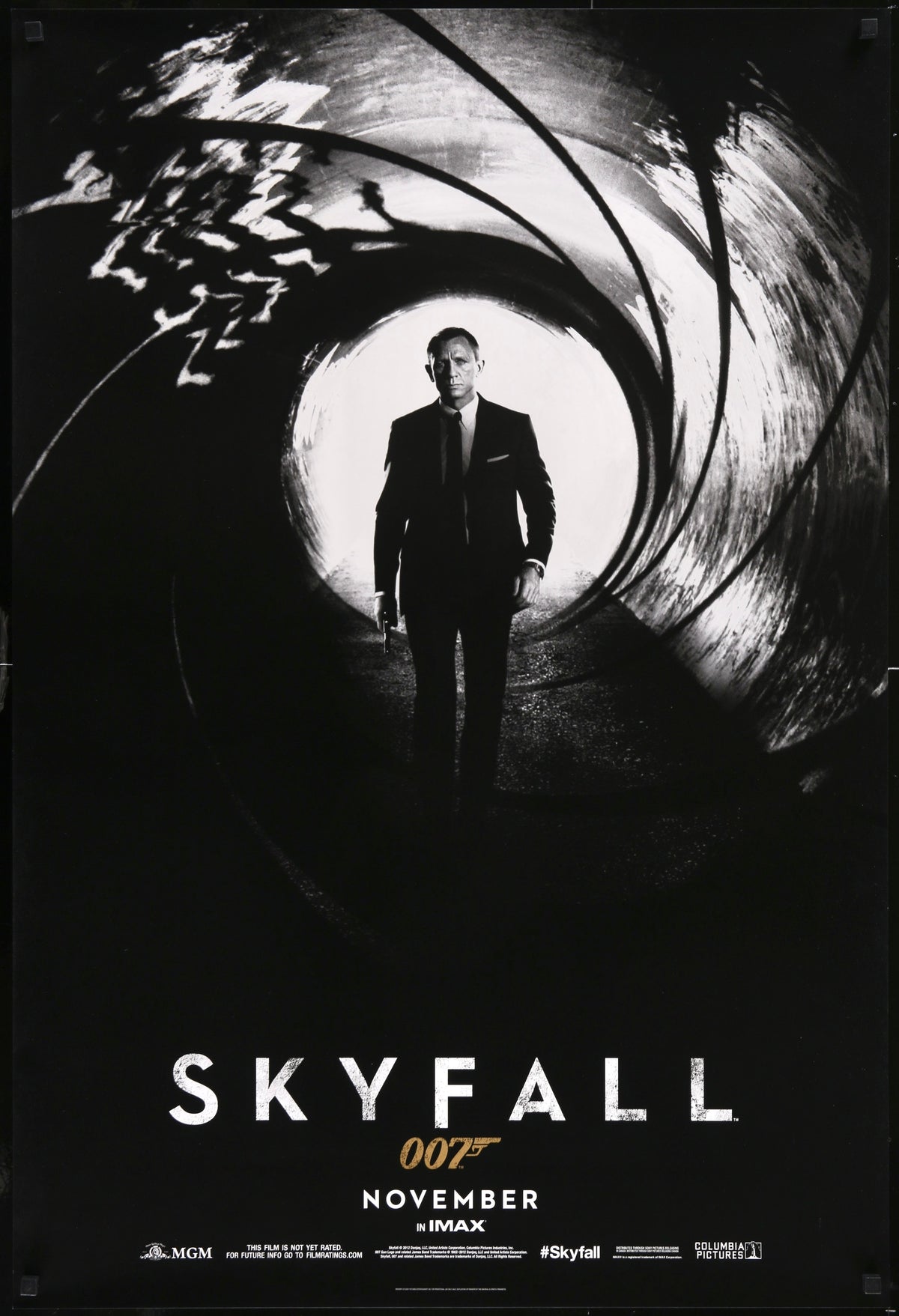 Skyfall Original Vintage Movie Poster