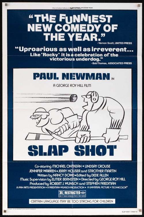 Slap Shot Original Vintage Movie Poster
