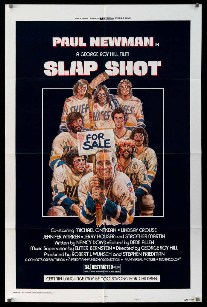 Slap Shot Original Vintage Movie Poster