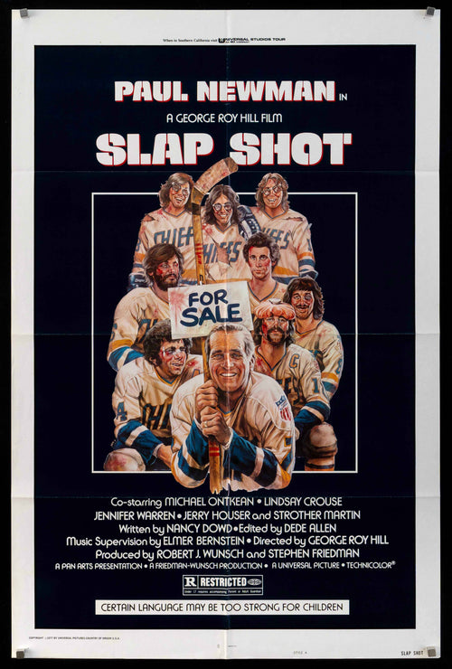 Slap Shot Original Vintage Movie Poster