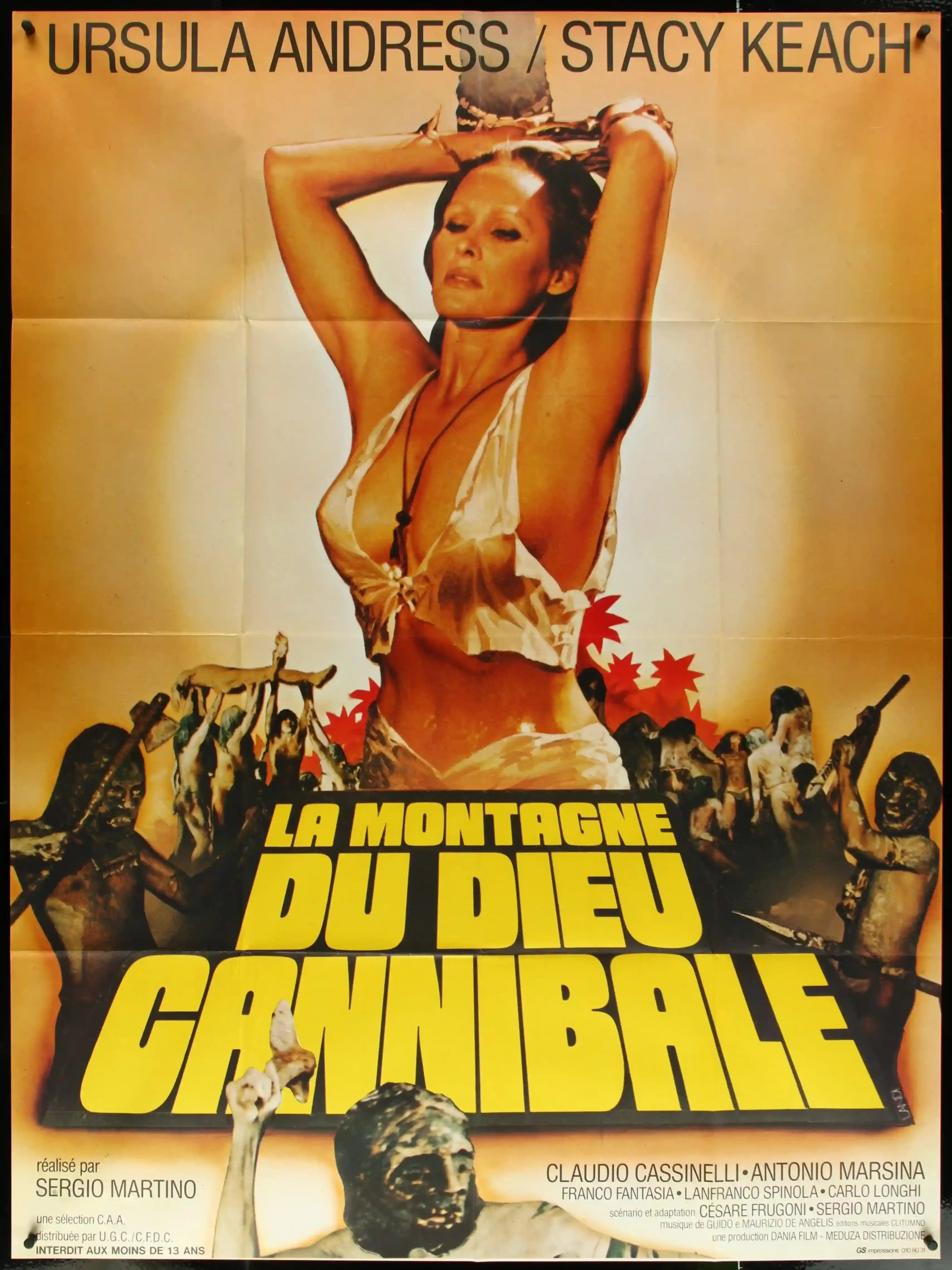 Slave Of The Cannibal God Movie Poster 1969 French 1 Panel 47x63 slave-of-the-cannibal-god-movie-poster-1969-french-1-panel-47x63