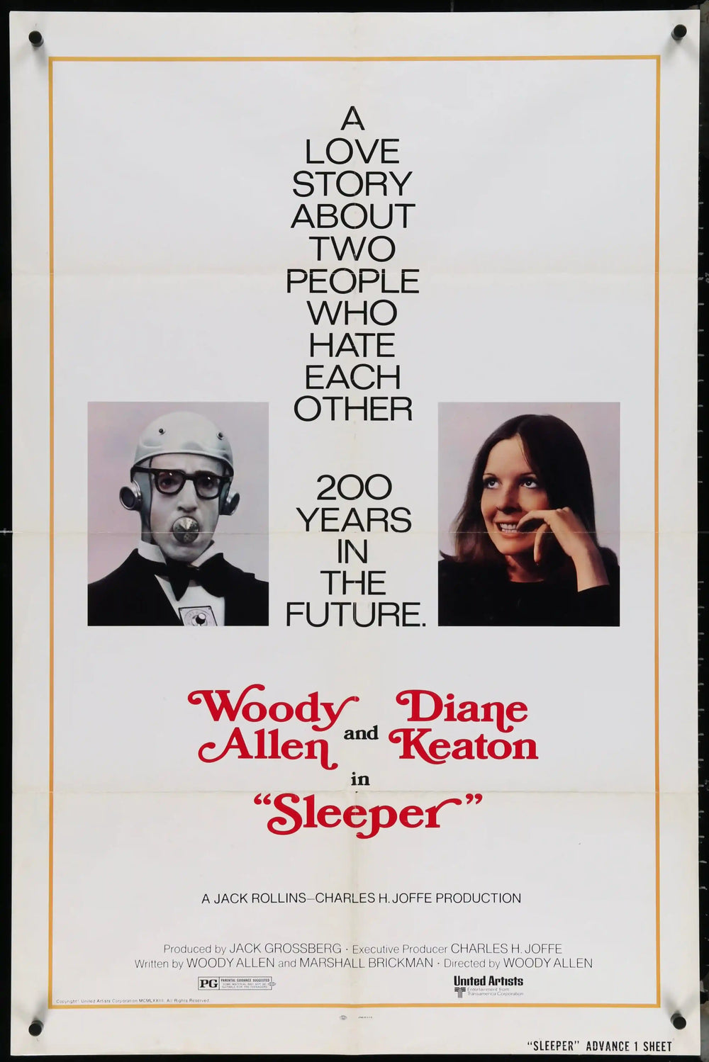 Sleeper Original Vintage Movie Poster