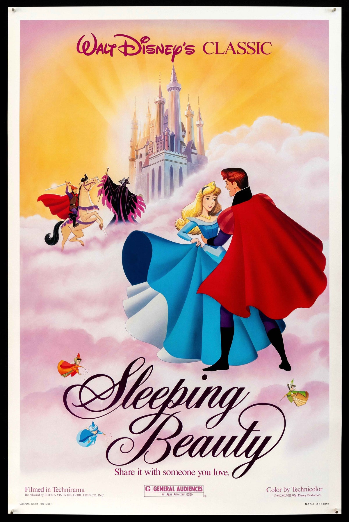Sleeping Beauty Original Vintage Movie Poster