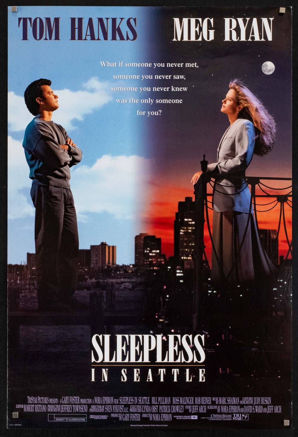 Sleepless in Seattle Original Vintage Movie Poster