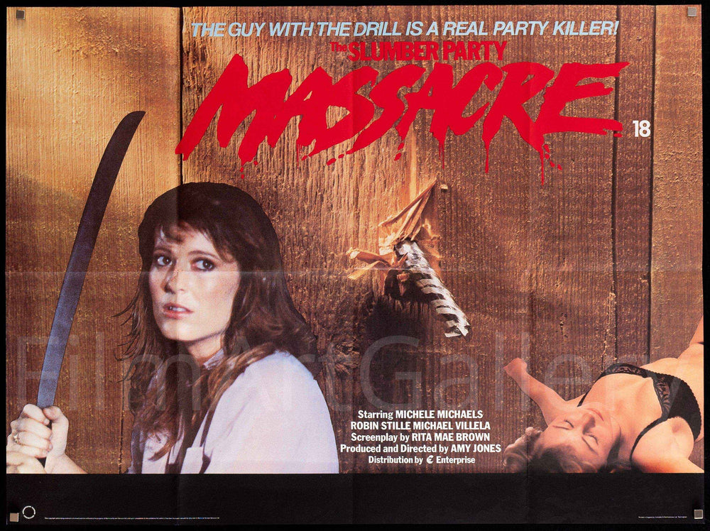 Slumber Party Massacre Original Vintage Movie Poster