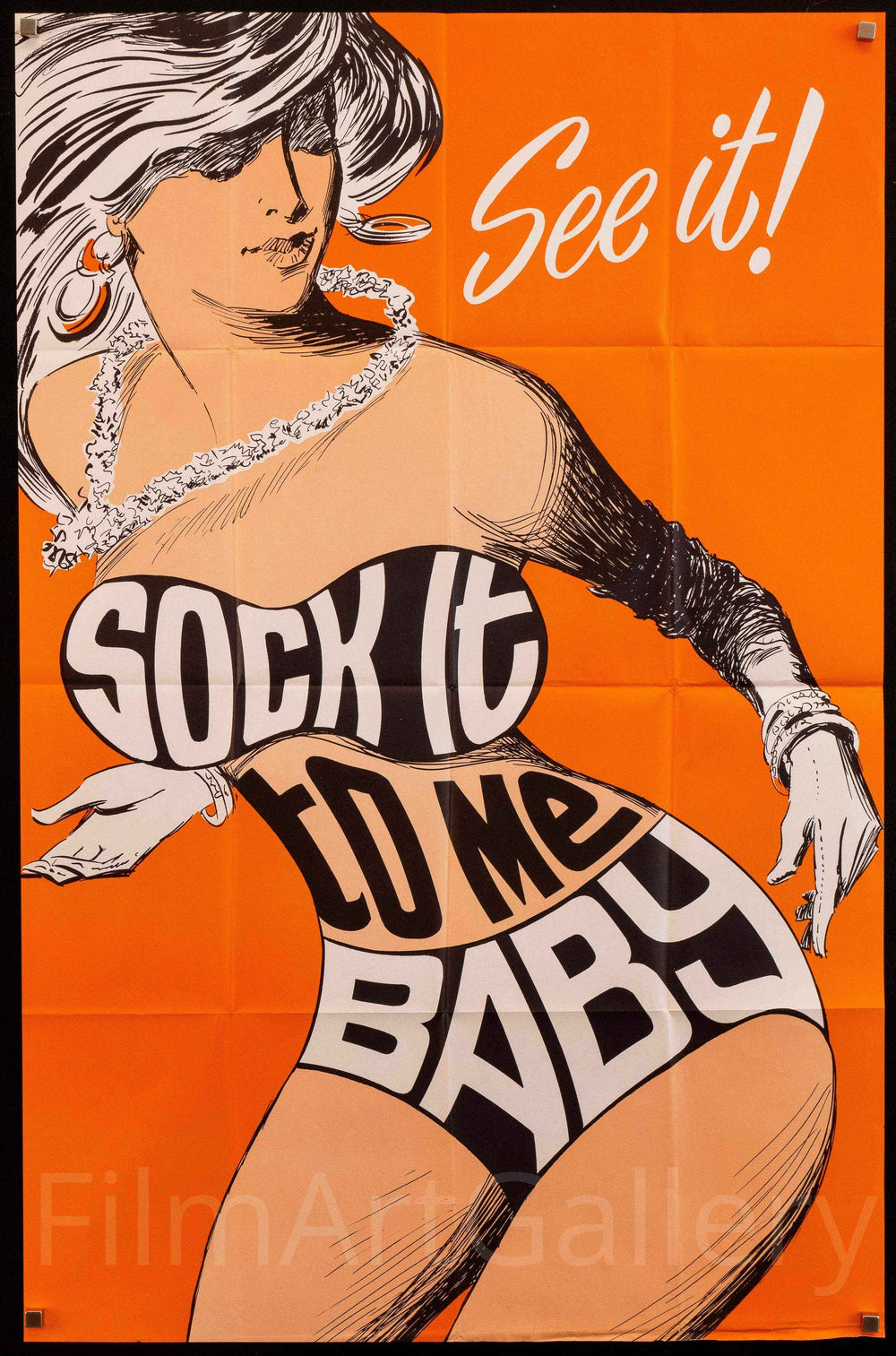 Sock It to Me Baby Original Vintage Movie Poster
