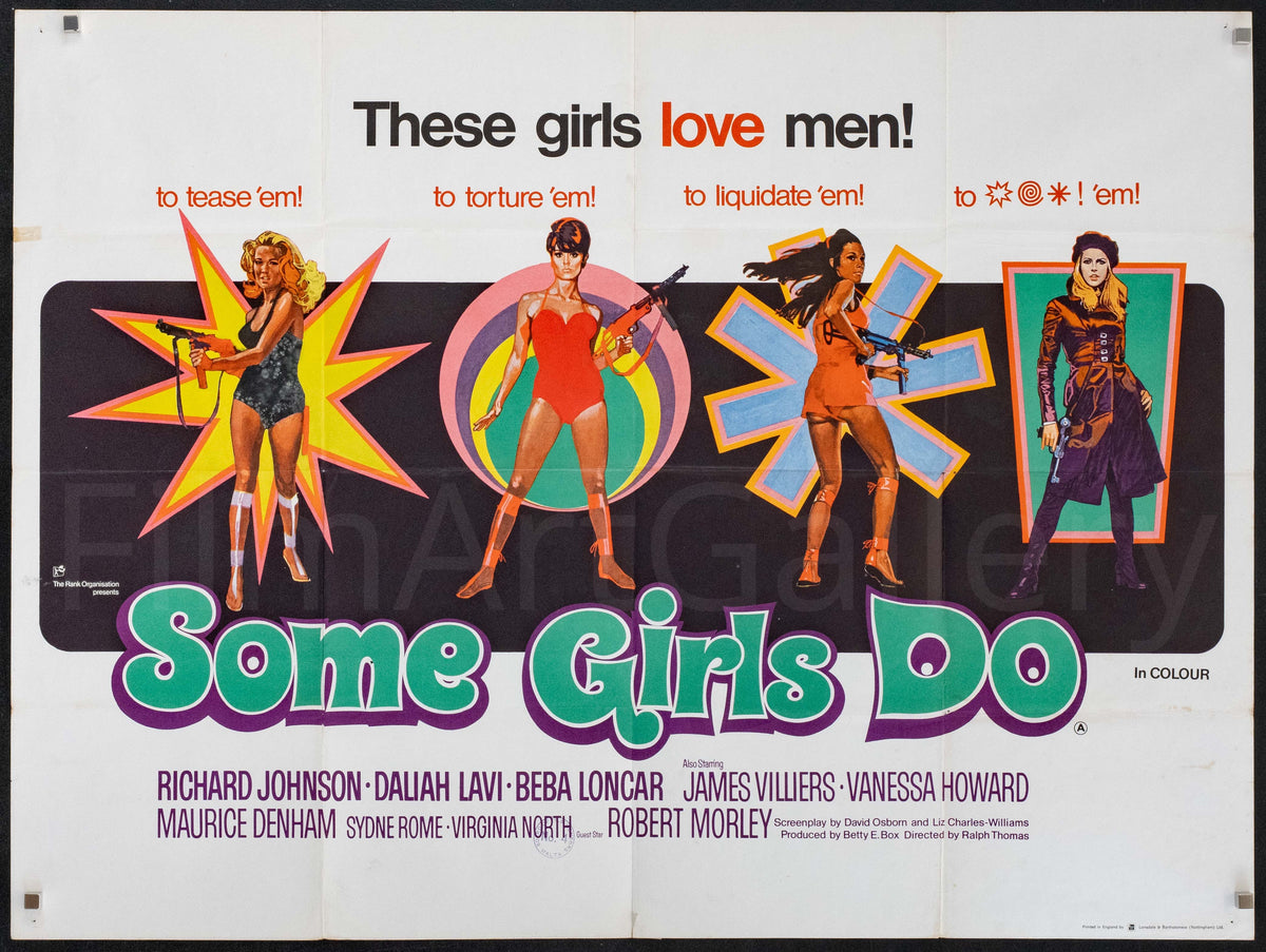 Some Girls Do Original Vintage Movie Poster