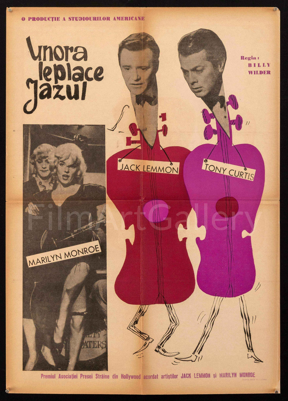 Some Like It Hot Original Vintage Movie Poster