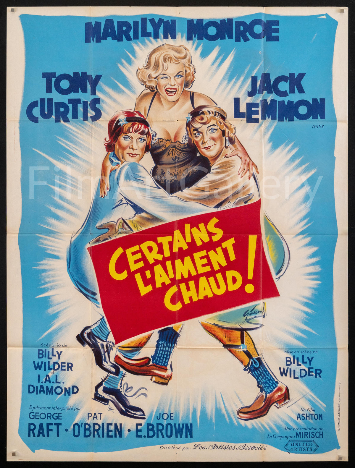 Some Like It Hot Original Vintage Movie Poster