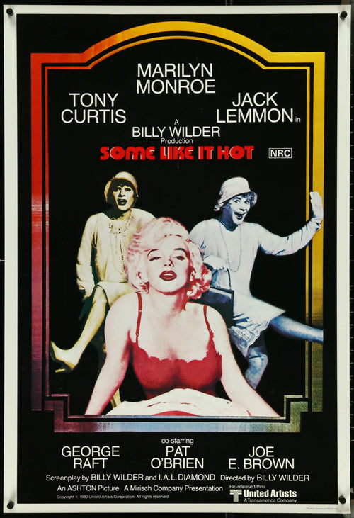Some Like it Hot Original Vintage Movie Poster