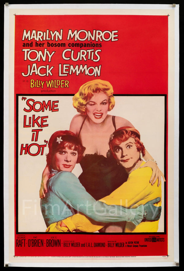 Some Like it Hot Original Vintage Movie Poster