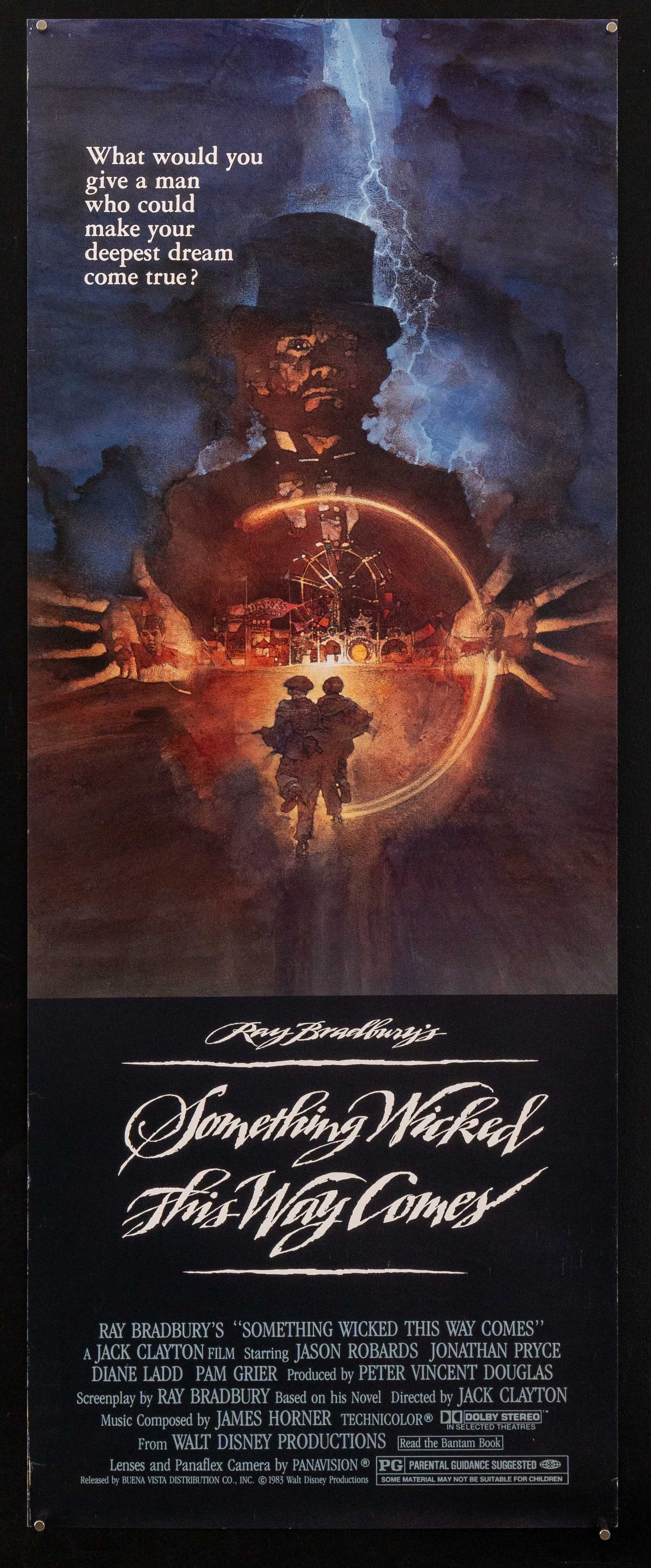Something Wicked This Way Comes Full Movie Something Wicked This Way Comes Movie Poster 1983 Half Sheet