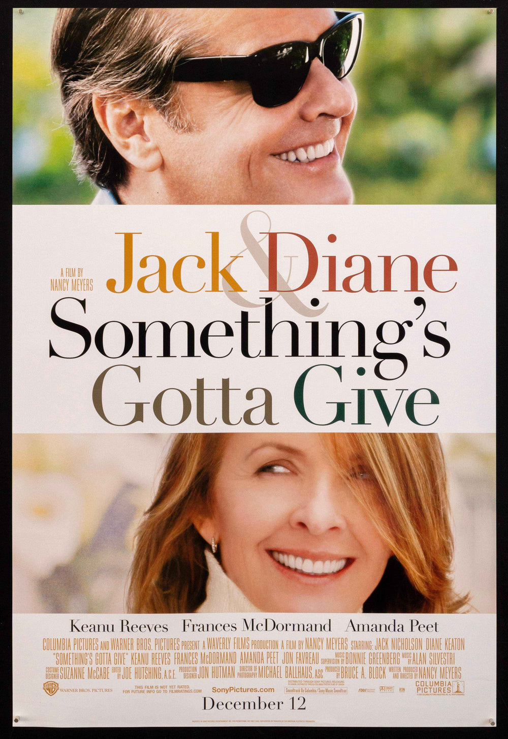 Something's Gotta Give Original Vintage Movie Poster
