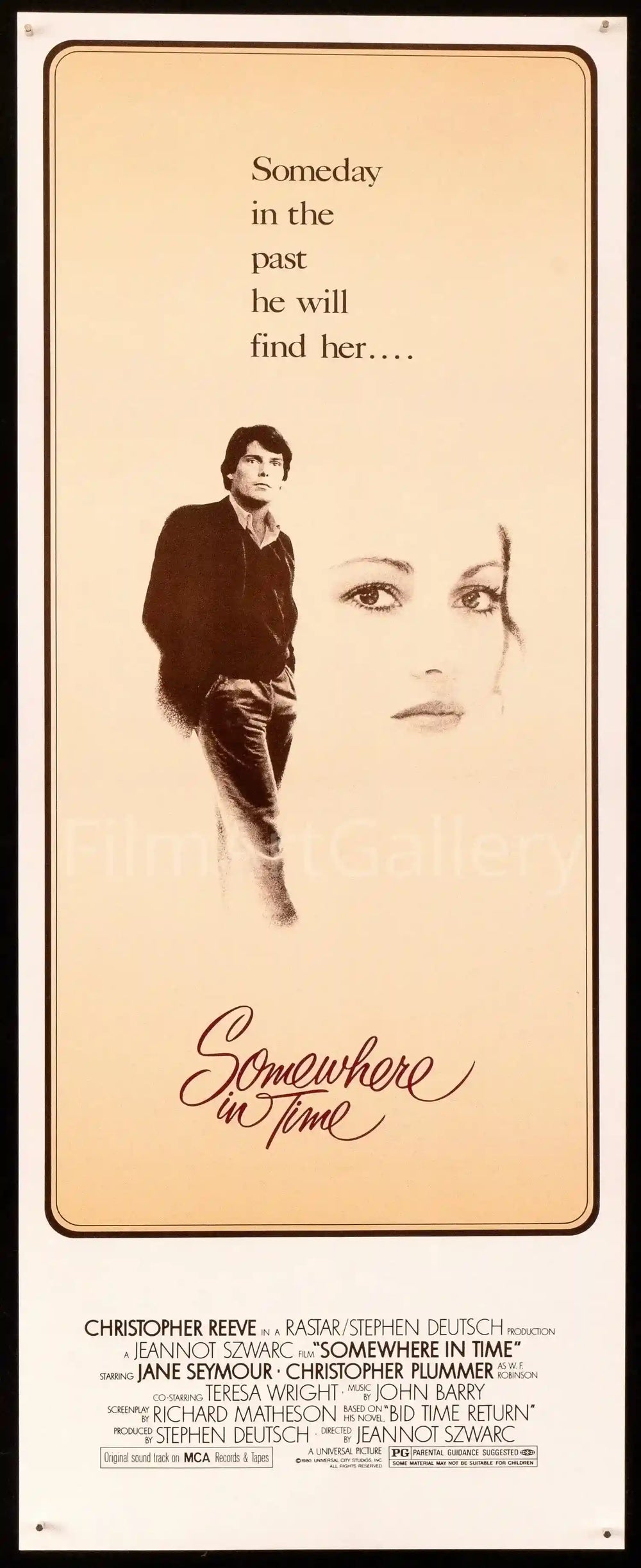 Somewhere in Time Original Vintage Movie Poster