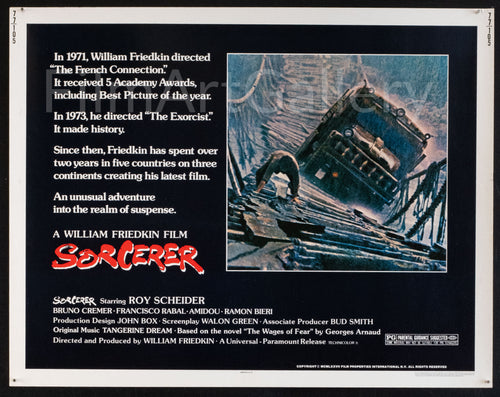 Sorcerer Original Vintage Movie Poster