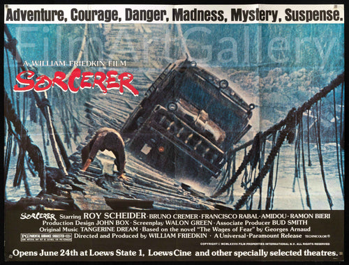 Sorcerer Original Vintage Movie Poster
