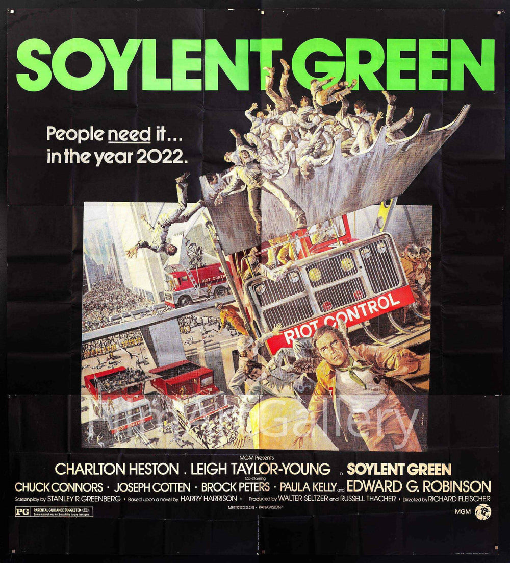 Soylent Green Original Vintage Movie Poster