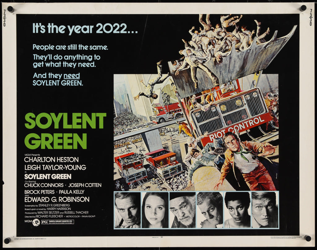 Soylent Green Original Vintage Movie Poster