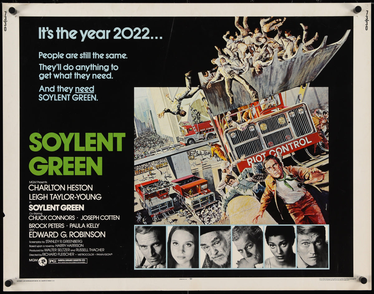 Soylent Green Original Vintage Movie Poster