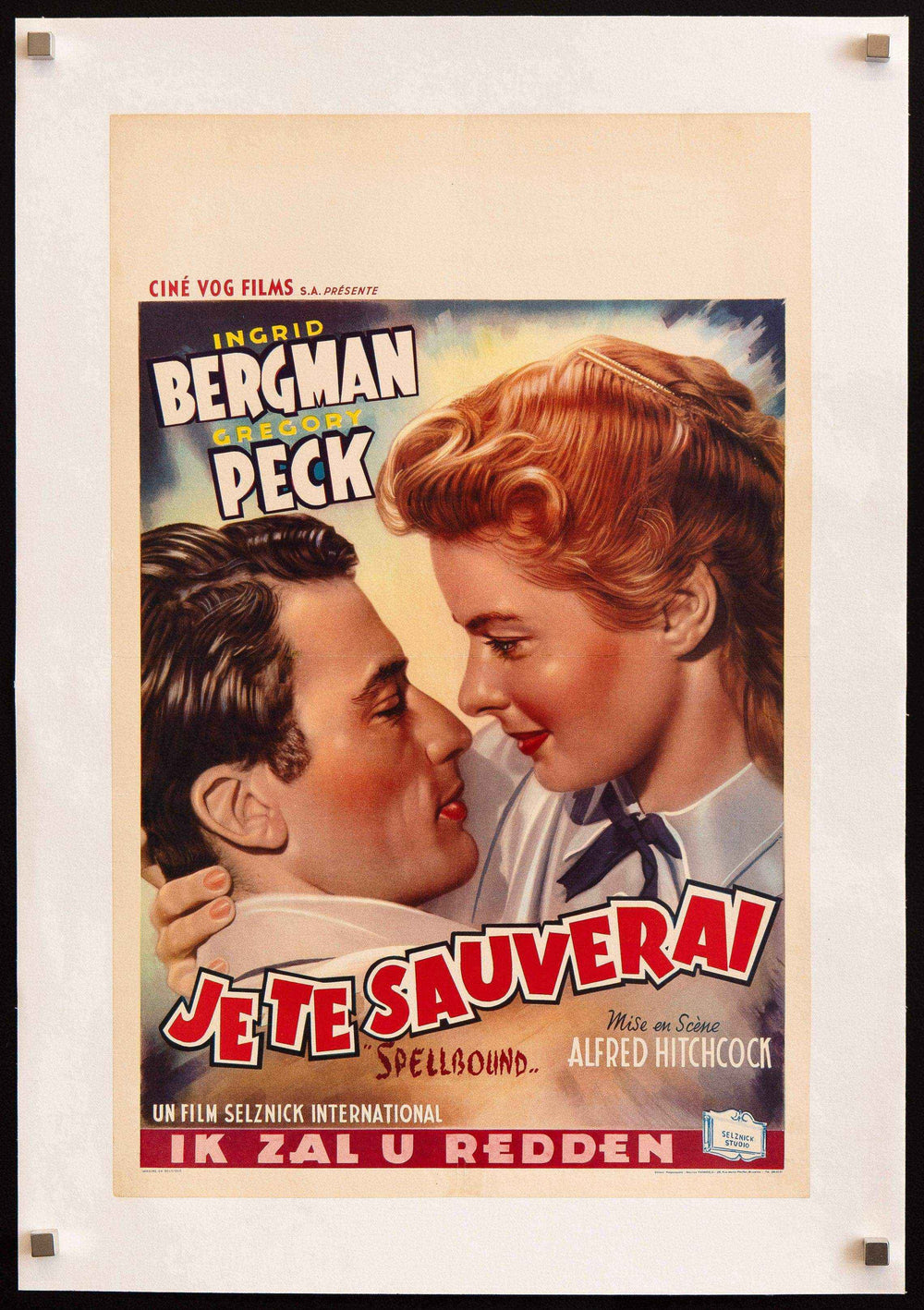 Spellbound Original Vintage Movie Poster