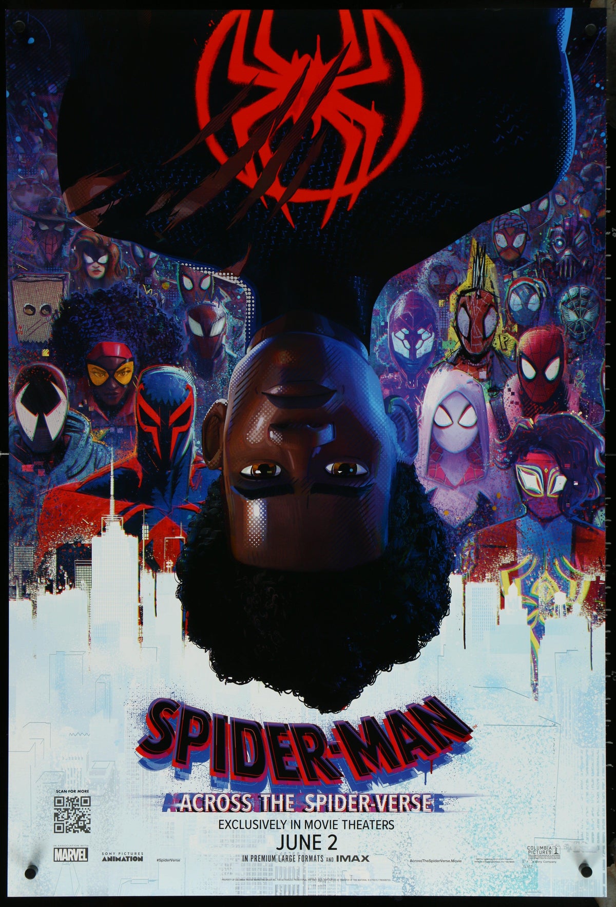 Spider-Man: Across the Spider-Verse 1 Sheet (27x41) Original Vintage Movie Poster