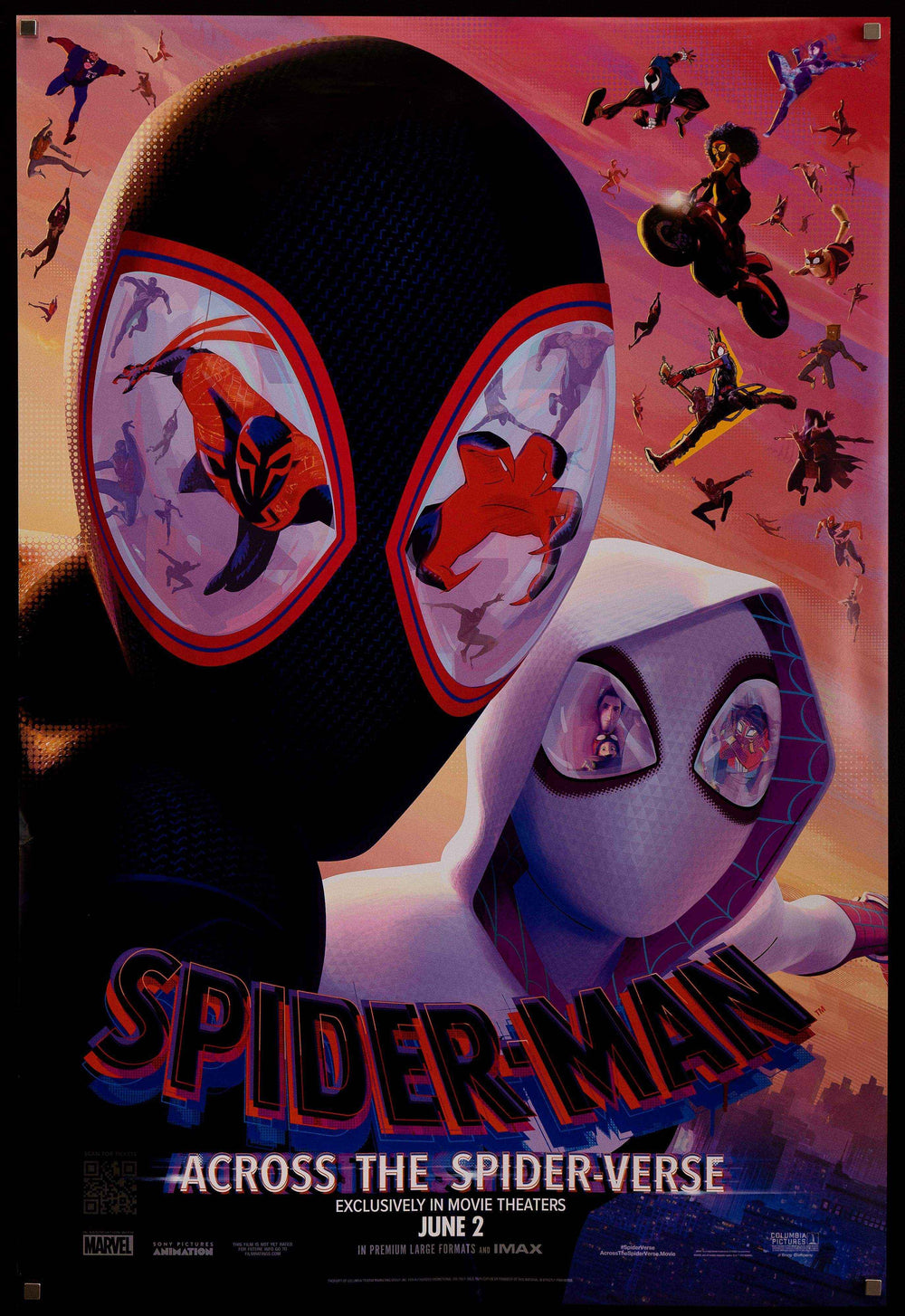 Spider-Man: Across the Spider-Verse Original Vintage Movie Poster