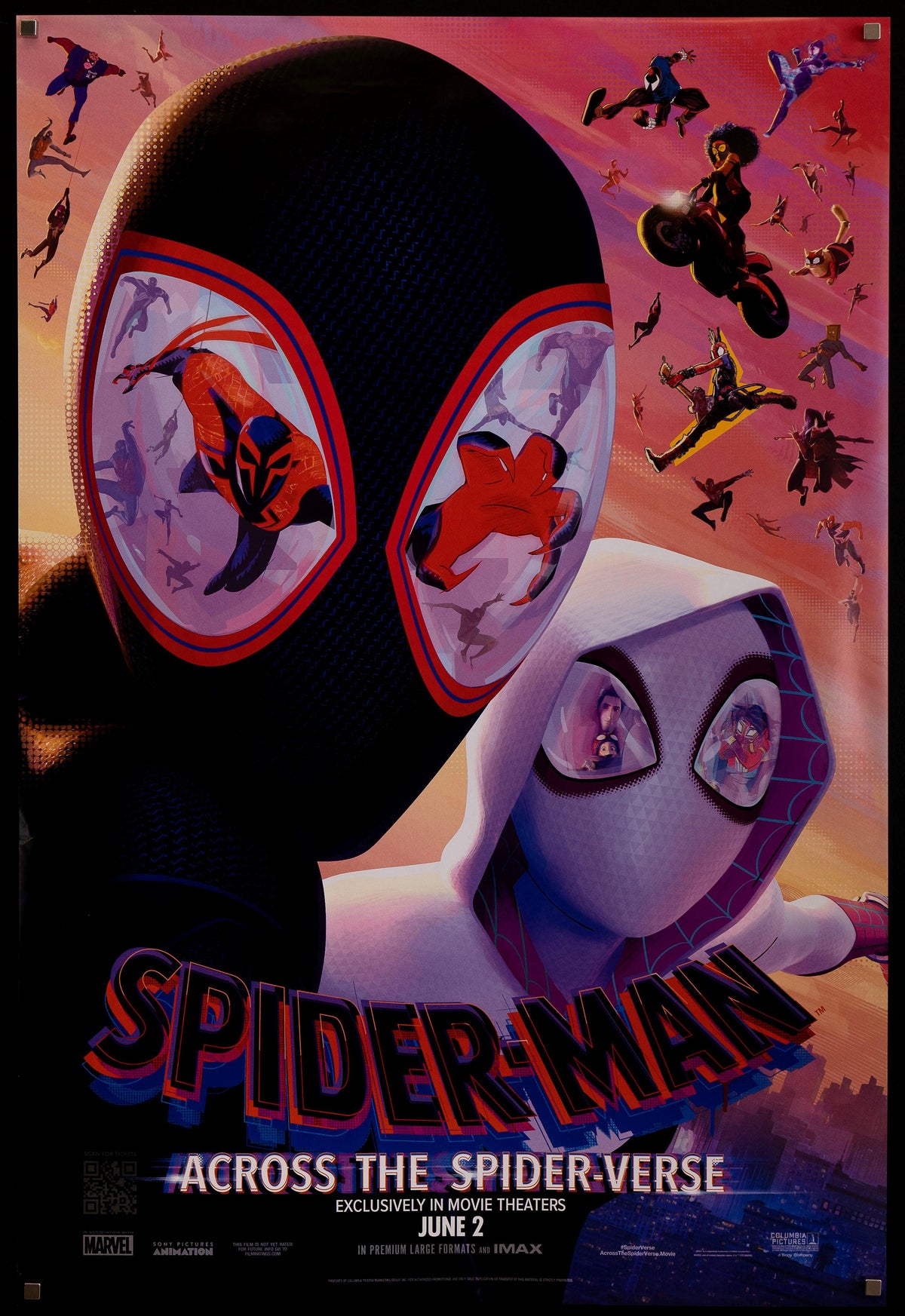 Spider-Man: Across the Spider-Verse Original Vintage Movie Poster