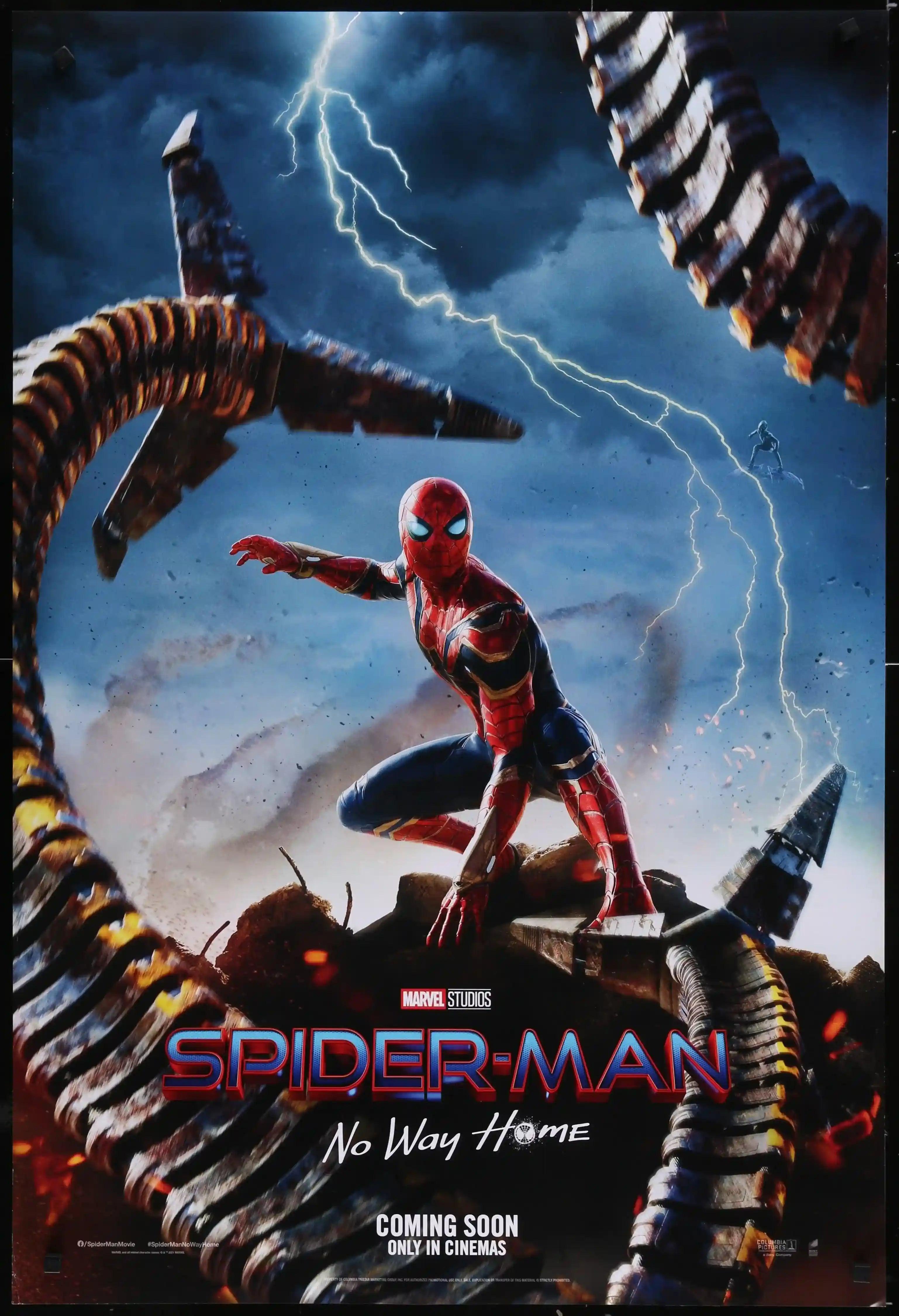 Spider-Man: No Way Home Movie Poster 2021 1 Sheet (27x41)