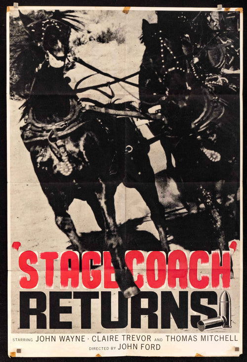 Stagecoach Original Vintage Movie Poster