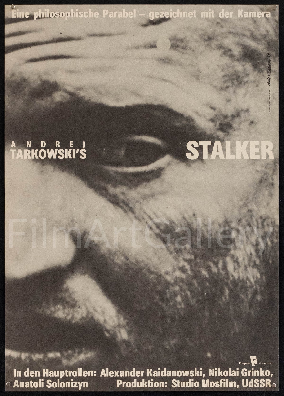 Stalker Original Vintage Movie Poster